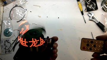 DIY Spherical Rotating LED Kit POV from Banggood.com Part 10