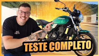 KAWASAKI Z650RS É MOTO QUE DA AULA NA BELEZA E PILOTAGEM E CUSTA MENOS DO QUE PARECE