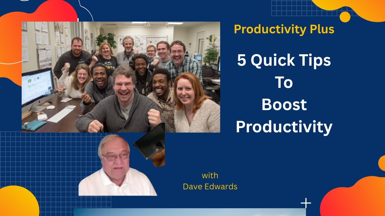 5 Tips To Improve Productivity - YouTube