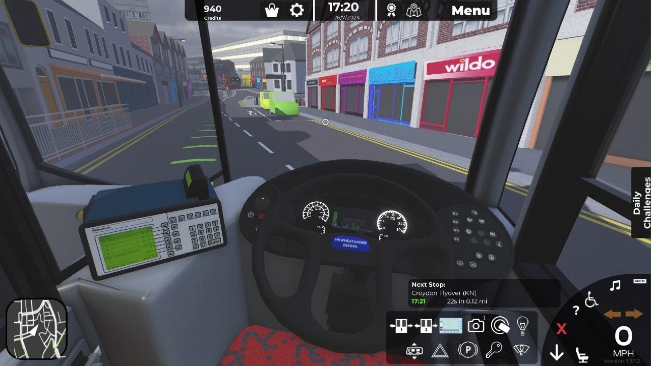 Croydon London Transport Route 412 from Croydon to South Croydon South End