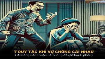 7 Quy tắc khi vợ chồng cãi nhau ( ai cũng nên thuộc nằm lòng để giữ hạnh phúc)