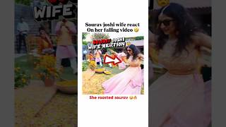 Sourav joshi ki biwi ka roast 🤣🔥#souravjoshivlogs #piyushjoshi #souravjoshi #roast #shorts #trend