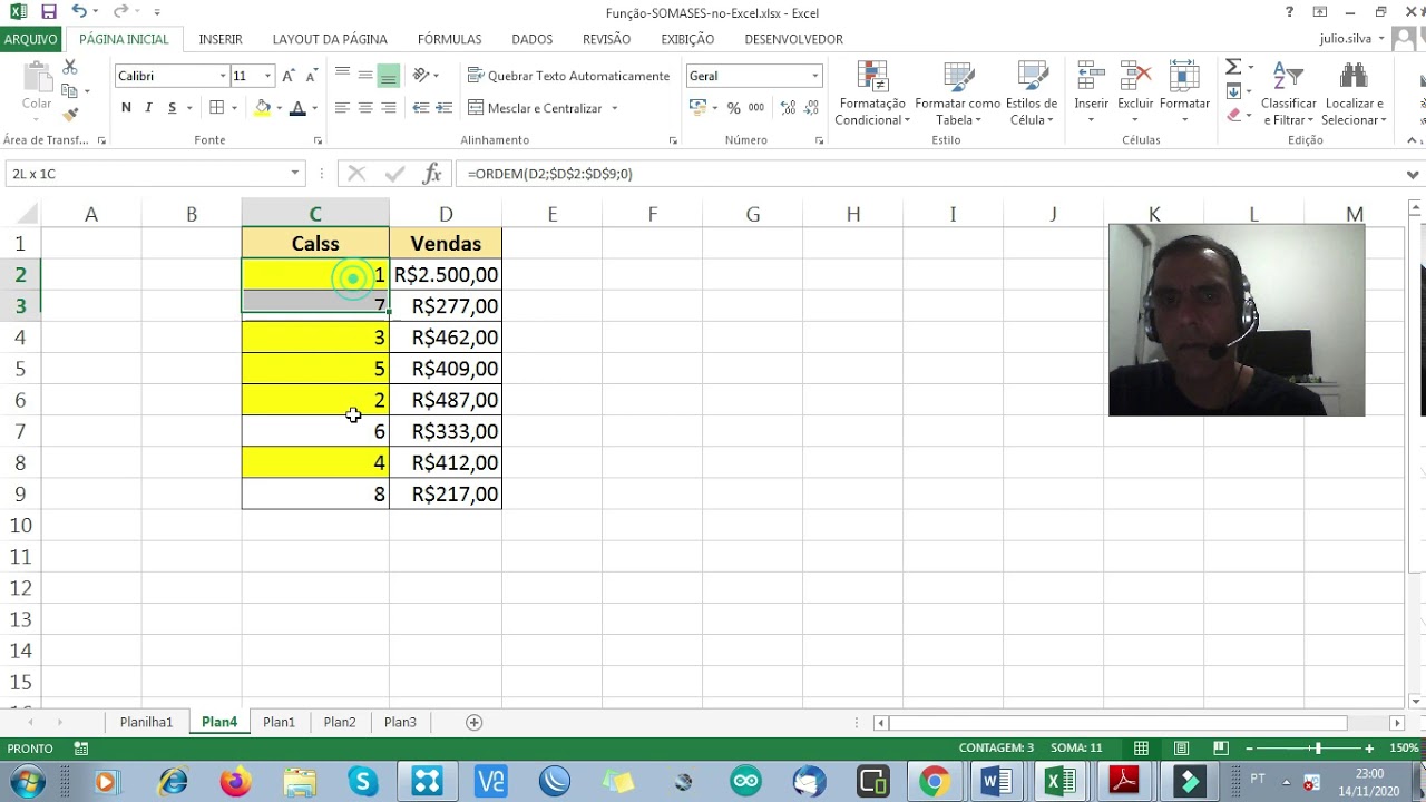 Como Classificar No Excel Por Ordem Numerica