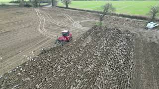 farmer ploughing feild ready for seeding