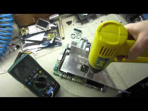 HP Pavilion DV9000 Series Laptop Display Repair - GPU BGA Reflow