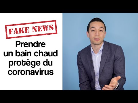 FAKE NEWS – Prendre un bain chaud protège du coronavirus FAKE NEWS – Prendre un bain chaud protège du coronavirus