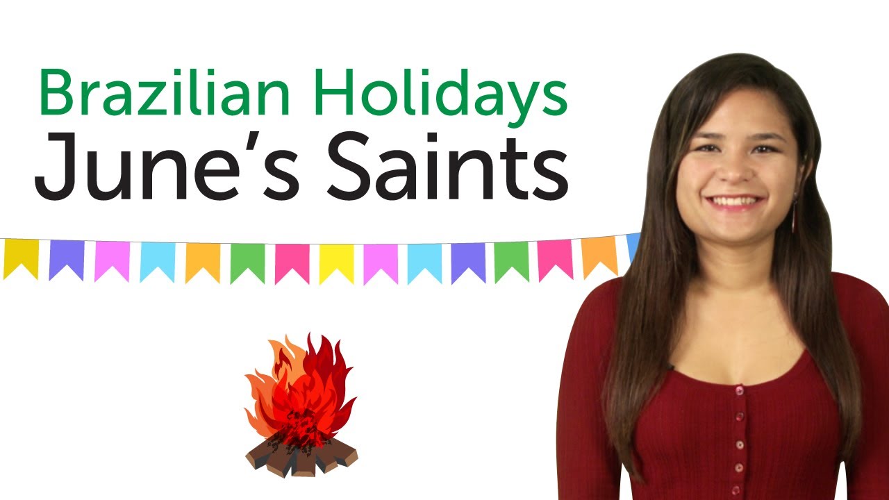 ⁣Learn Brazilian Portuguese Holidays - June's Saints