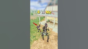 4 Vs Me In FARM☠️ #shorts #codm #codmobile