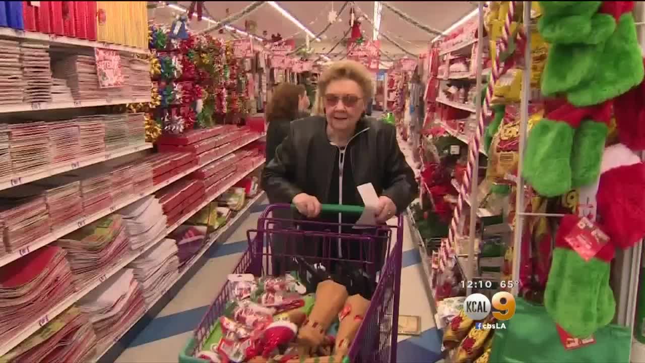 Old lady craps in store