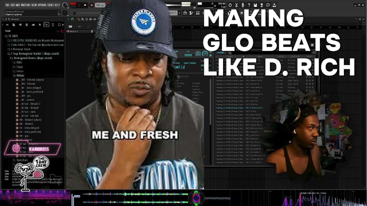 MAKING GLO BEATS LIKE D. RICH