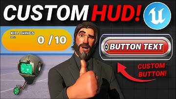 CUSTOM HUDs in Fortnite Creative/UEFN! (Widgets, Trackers, Buttons & More!)
