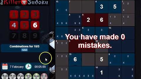 Game Daily Killer Sudoku