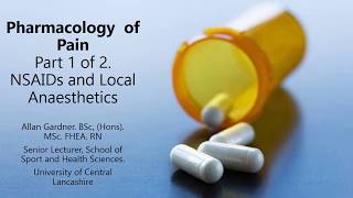 Pharmacology of Pain Part 1 of 2