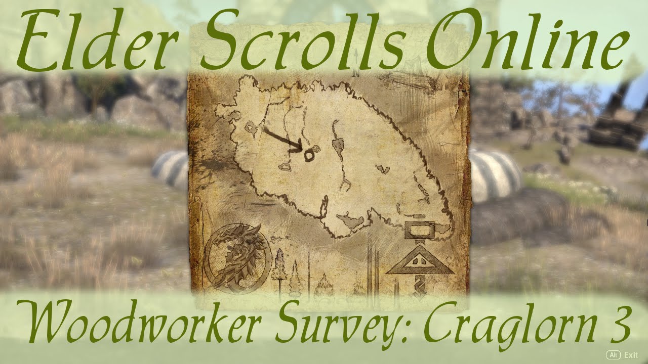 Woodworker Survey Craglorn Elder Scrolls Online Youtube