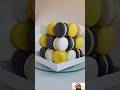 How to assemble macaron cube cake #shorts #food #macarons #cake