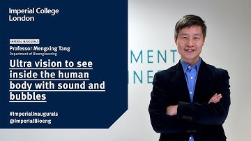 Ultra vision to see inside the human body with sound and bubbles