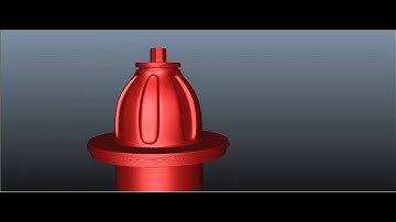 Fire Hydrant 3D model in Maya