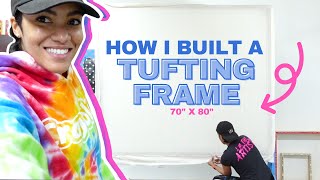 Building a BIG Rug Tufting Frame! | Sam Made That