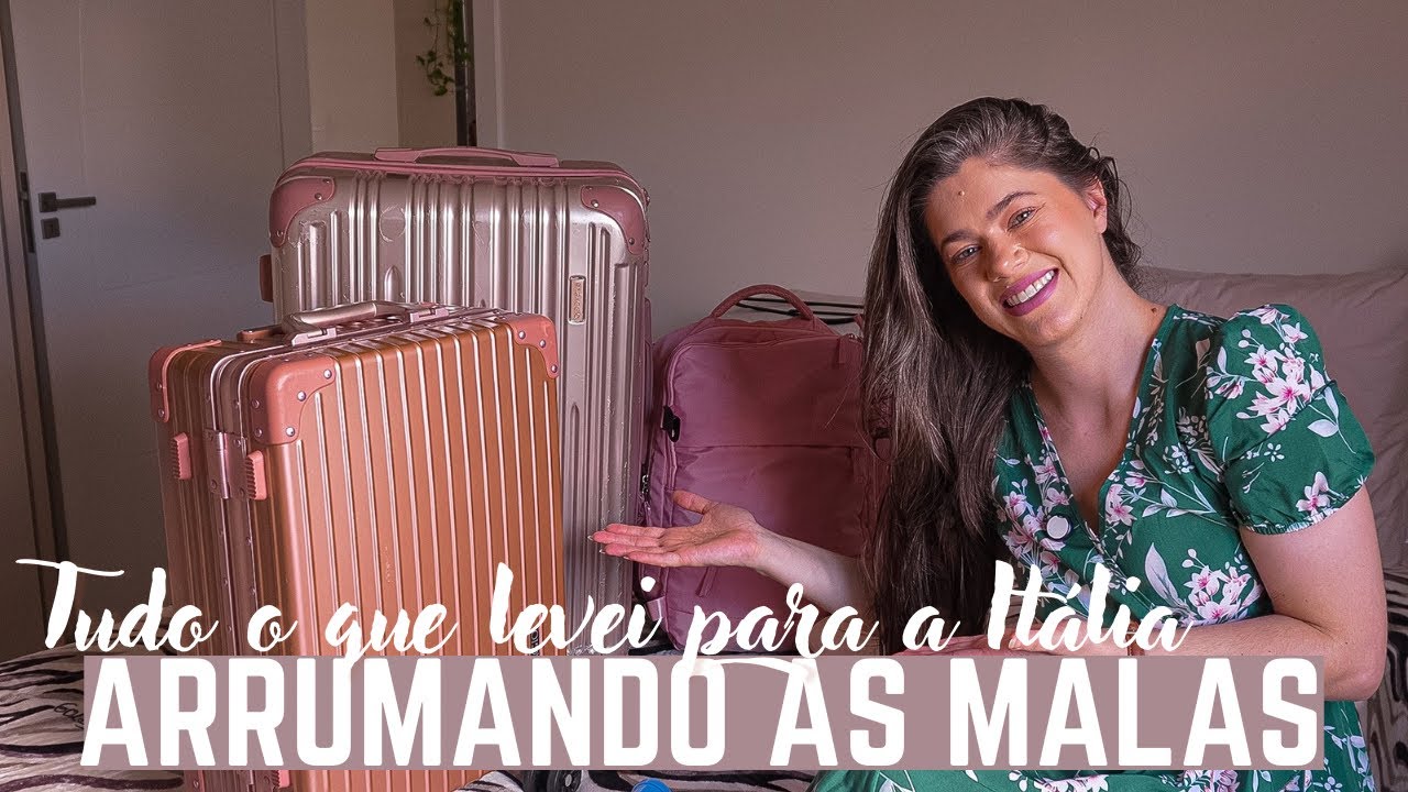 ARRUMANDO AS MALAS PARA IR À ITÁLIA | tudo o que levei e como organizei