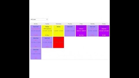 Joomla extension: Timetable Schedule For Joomla