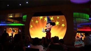 Full Animation Magic show in the Animator's Palate restaurant on the Disney Fantasy