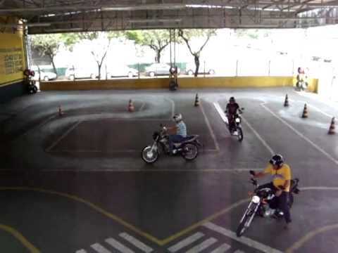 Exame pratico de moto