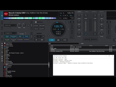 Quick n' Dirty - Auto playlists and virtual folders from text files in VDJ8.5/2021