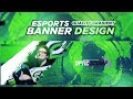 Photoshop Tutorial: Esports Quality Gradient Banner Design