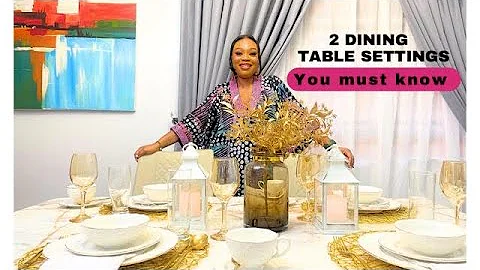 LEARN HOW TO SET A BEAUTIFUL TABLE FOR DINNER | BASIC AND CASUAL TABLE SETTING