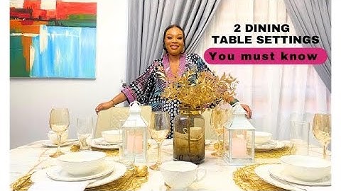 LEARN HOW TO SET A BEAUTIFUL TABLE FOR DINNER | BASIC AND CASUAL TABLE SETTING