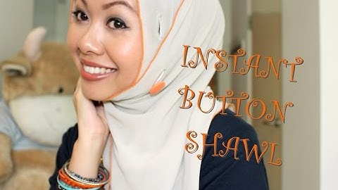 INSTANT BUTTON SHAWL