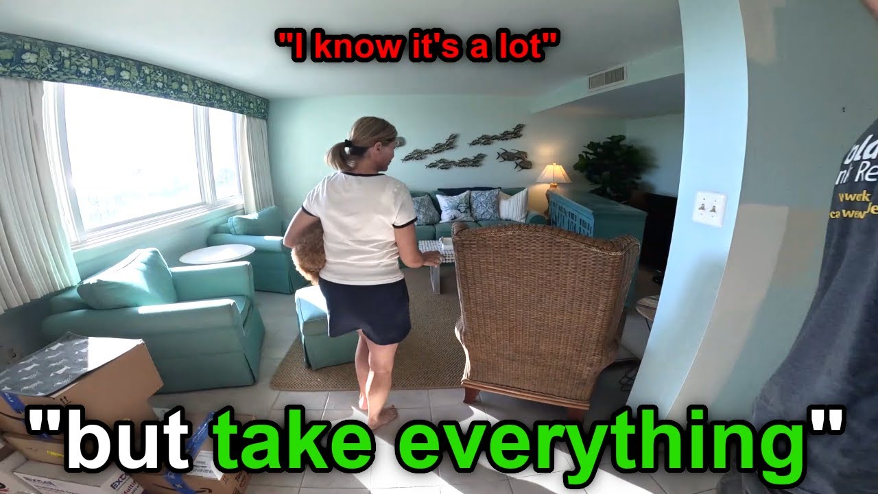 Масштабная уборка роскошной пляжной квартиры.