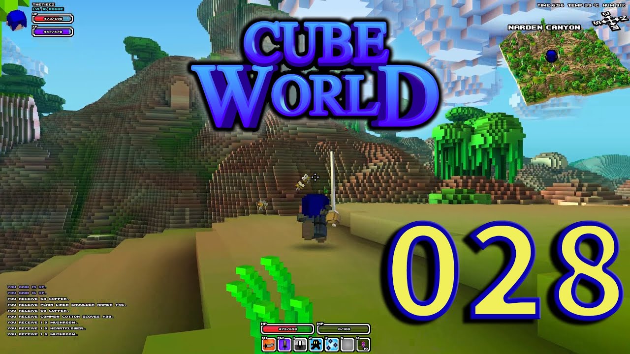 Let's Play Cube World mit Mods 28 German Quad4Nation YouTube