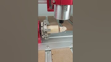 NymoLabs NBX-5040 4th Axis Rotary Module engraving a Bust Sculpture #wood   #cncmachine    #woodwork