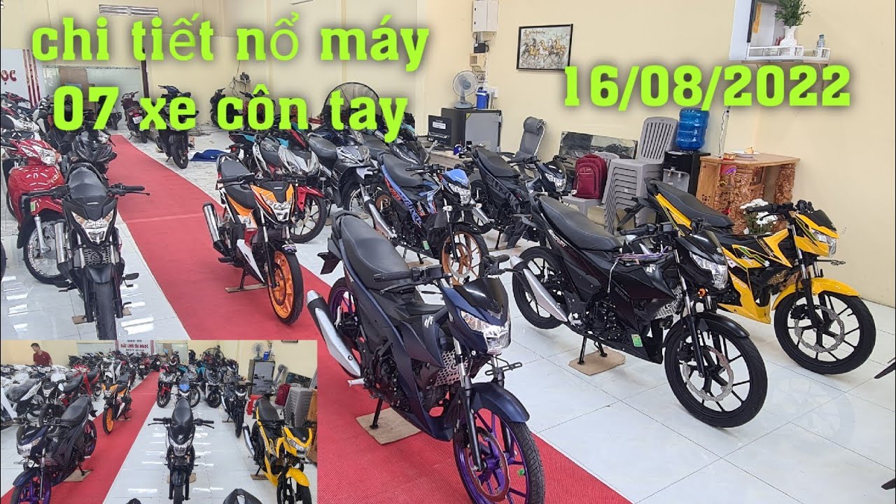 Báo giá xe cũ lên 07 xe côn tay Raider, Satria, Sonic 16/08/2022 CH Đức Linh Tài Ngọc #xecu #contay