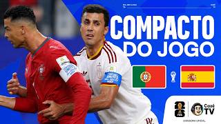 COMPACTO: PORTUGAL X ESPANHA | COPA DO MUNDO FIFA™ 2026 | OITAVAS DE FINAL