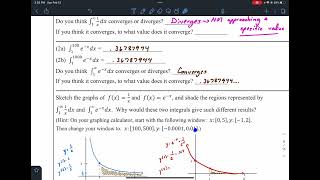 Sim CALC Misc BC Topics: Improper Integrals Intro