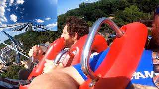 1ST TIME ON GRIFFON 4K POV JULY 2021, BUSCH GARDENS WILLIAMSBURG