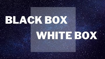 Difference between Black box and White box Testing in Hindi