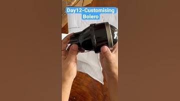 #day12 Projector fog lamp bolero hi-low beam Customize bolero gaadi#iphcar#video#edit#viral#india#id