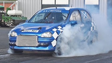 C20LET Vauxhall Corsa B runs 10.53 at 138 mph