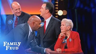 Paquita to Steve: "I'm SINGLE!" | Celebrity Family Feud