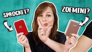 WELKE POCKETPRINTER IS BETER? Hp Sprocket vs Canon zoemini.