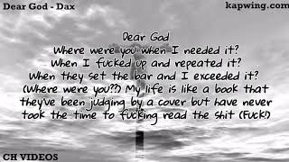 Dear god dax lyrics v8ukmjn6rle 1080p ...