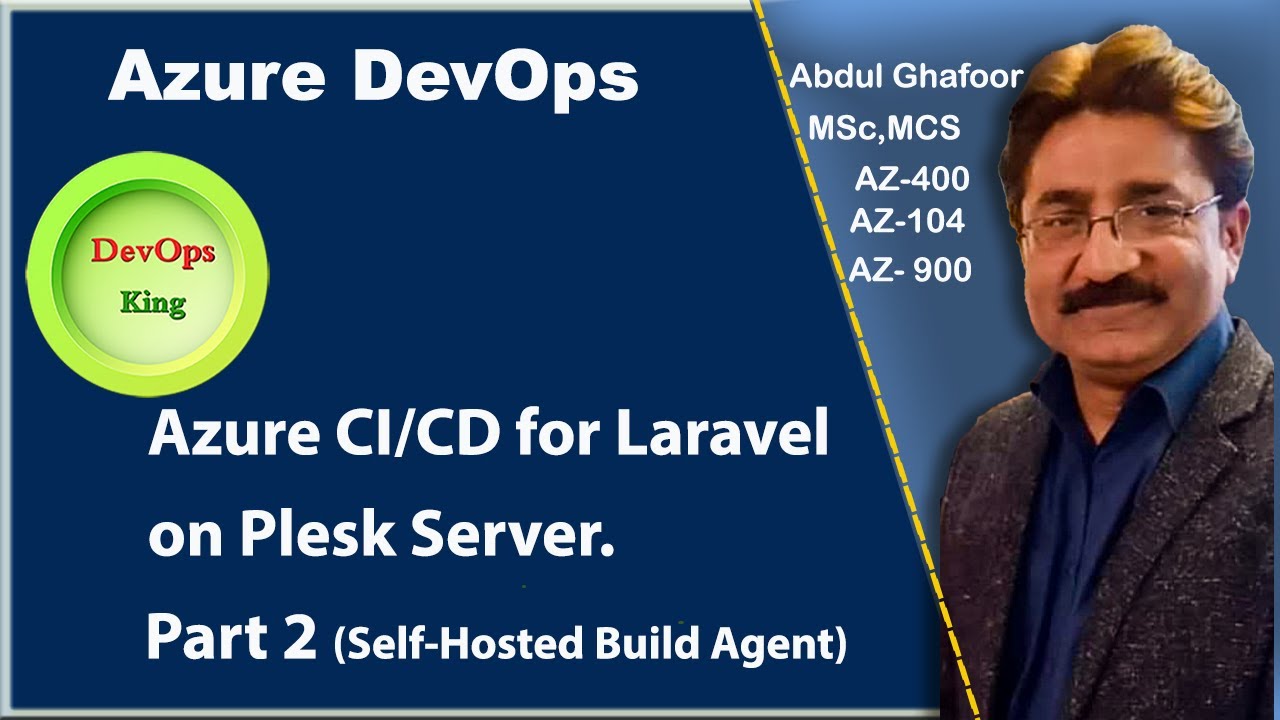 Azure DevOps CICD for Laravel Application on Plesk Server -Part 2 - YouTube