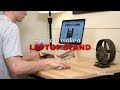 How To Build A Laptop Computer Stand | Saturday Morning Workshop