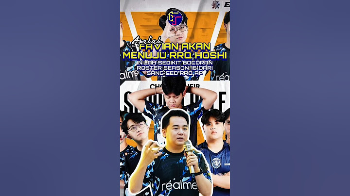 APAKAH FAVIAN AKAN MENUJU RRQ HOSHI❓CEO INILAH SEDIKIT BOCORAN ROSTER S16 DARI SANG CEO  RRQ AP‼️