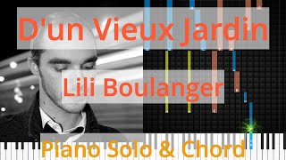 🎹Solo &amp; Chord, D'un Vieux Jardin, Lili Boulanger, Synthesia Piano