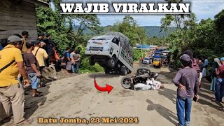 Oh my God !!! Various incidents occurred on the Batu Jomba climb today