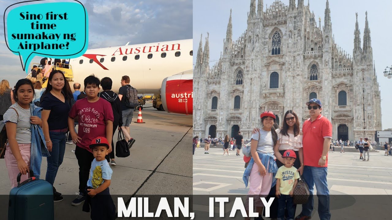 Milan, Italy Day 1/ First time sumakay ng Airplane /Milan Relatives bonding moments